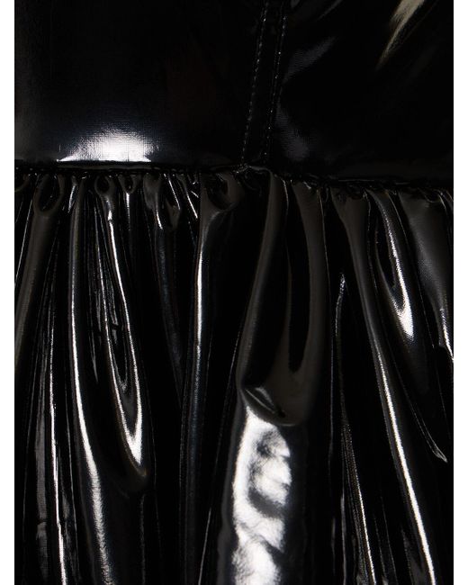 Top corsetto in techno vernice di ROTATE BIRGER CHRISTENSEN in Black
