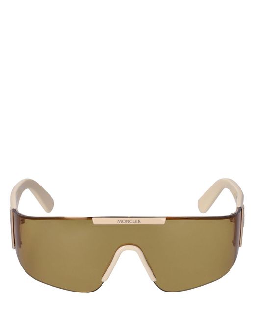 Moncler Multicolor Ombrate Mask Metal Sunglasses