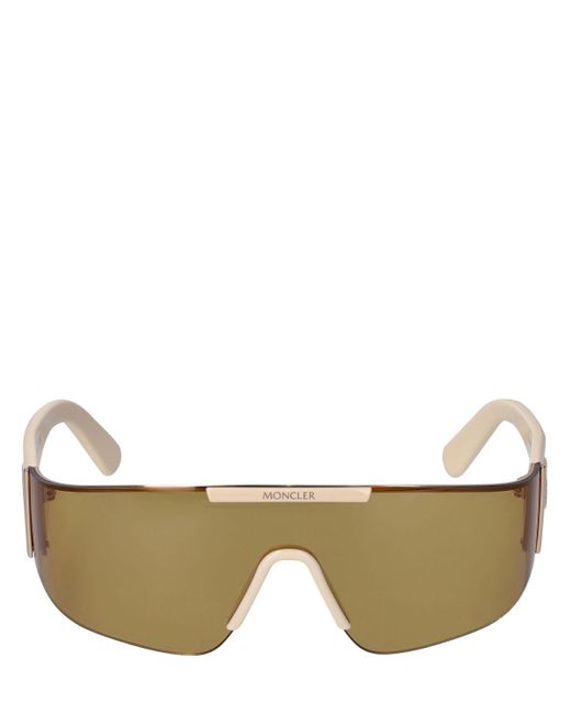Moncler Ombrate Mask Metal Sunglasses | Lyst UK