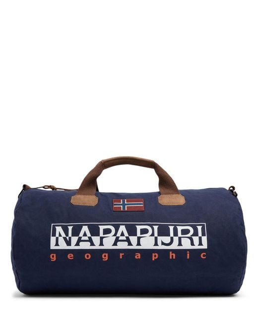 Napapijri Blue Bering 3 Canvas Duffle Bag for men