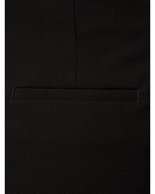 Roland Mouret Black Off-The-Shoulder Stretch Cady Jumpsuit