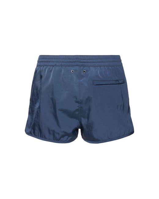 CDLP Blue Econyl Satin Twill Swim Shorts for men