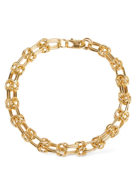 FEDERICA TOSI Metallic Lace Cecile Chain Necklace