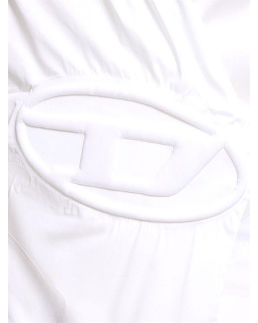 DIESEL White C Siz Logo Wrap Shirt