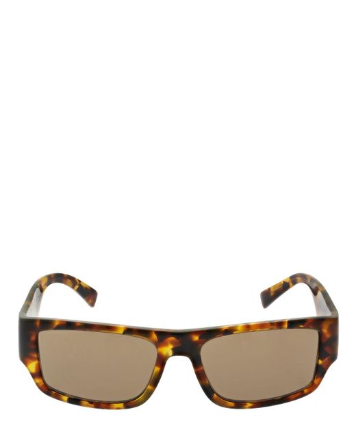 Versace Eckige Sonnenbrille Aus Acetat "medusa" in Brown für Herren