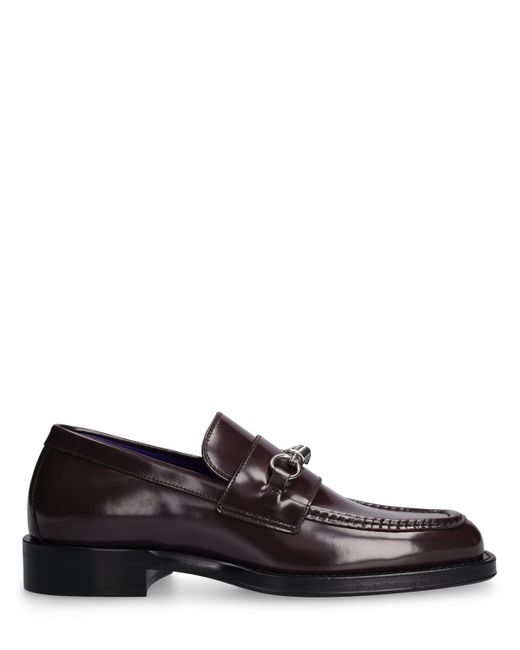 Burberry Multicolor Mf Barbed Leather Loafers for men