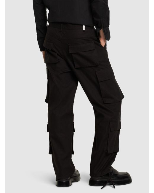 Pantalones cargo baggy Represent de hombre de color Black