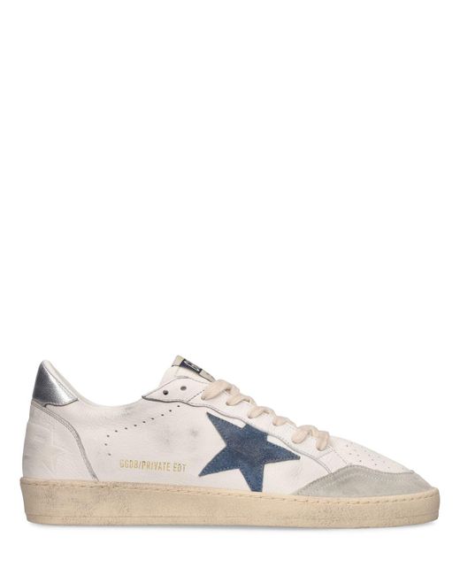 Golden Goose Deluxe Brand White Lvr Exclusive Ball Star Leather Sneakers for men