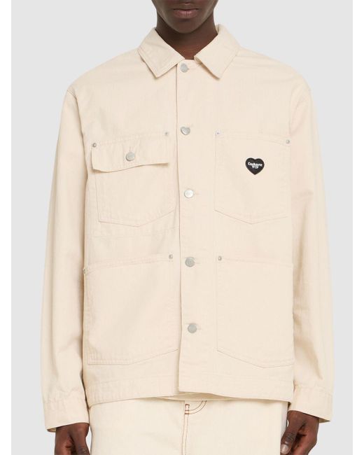 Carhartt Natural Drewe Chore Jacket for men