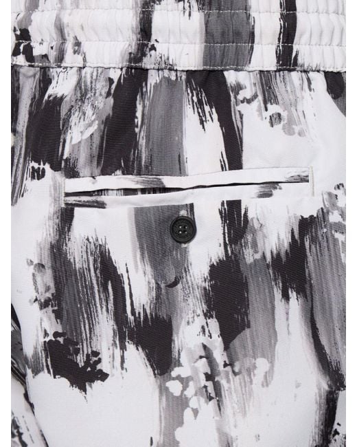 Shorts mare seascape in techno stampato di Frescobol Carioca in White da Uomo