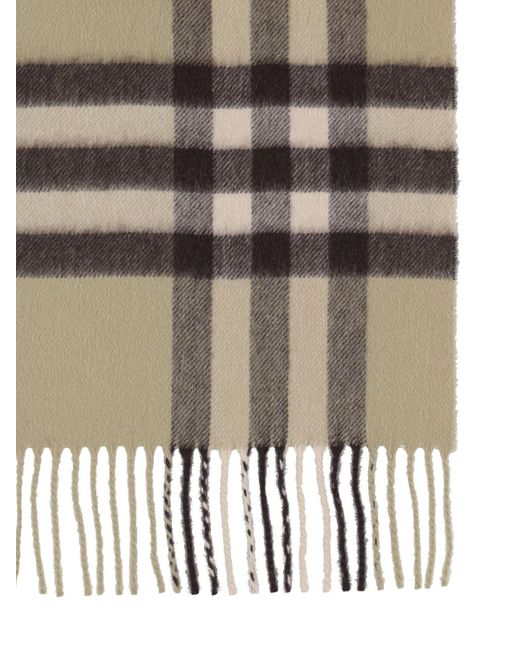 Burberry Natural Check Cashmere Scarf for men