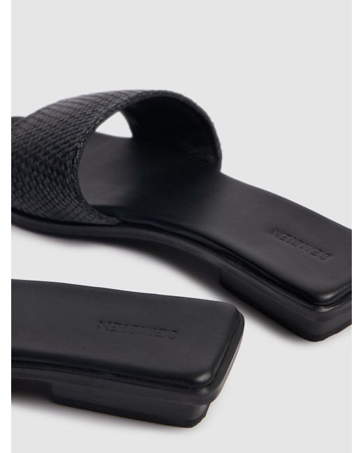 Bembien Black 10mm Ramona Leather Slides