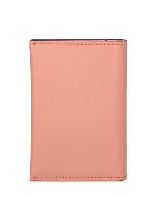 Acne Pink Leather Card Holder