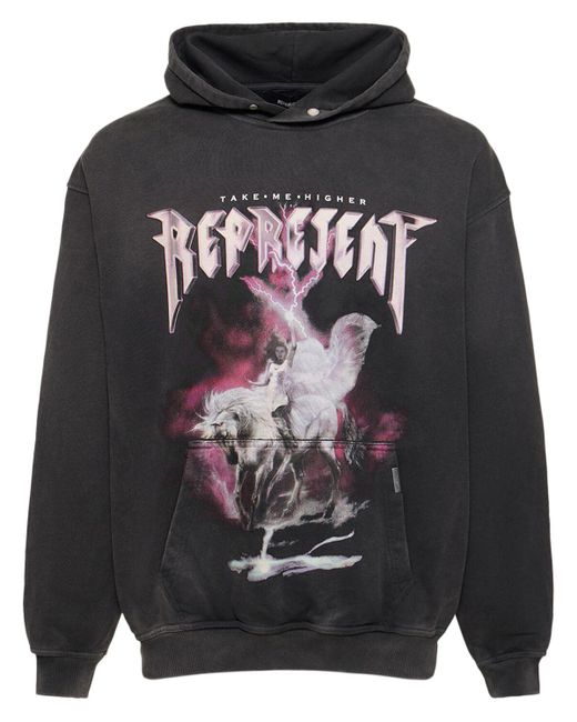 Represent Gray Take Me Higher Hoodie for men