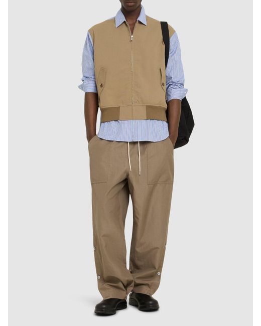 Comme des Garçons Herren Hose Aus Wolle Und Leinen in Natural für Herren