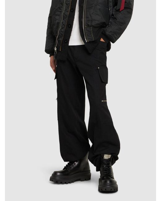 Bottes combat en cuir avec plaque logo Dolce & Gabbana pour homme en coloris Black