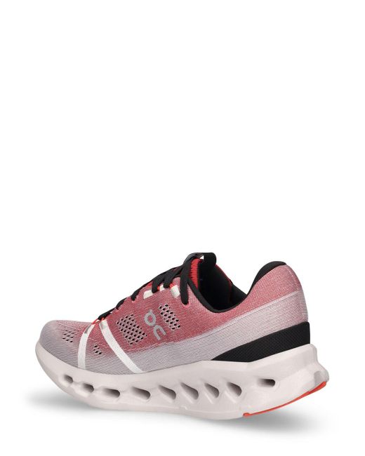 On Shoes Pink Cloudsurfer Sneakers