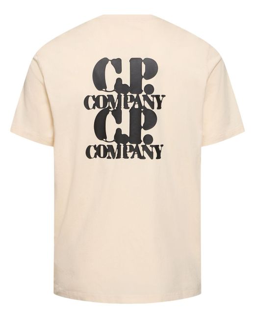 C P Company Natural Graphic T-shirt for men