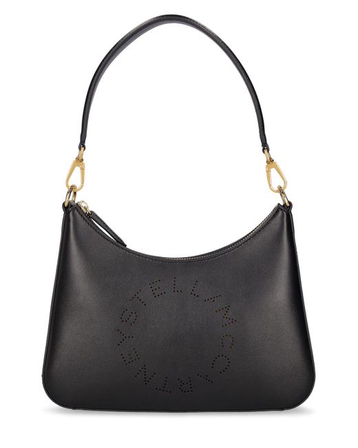 Stella McCartney Black Alter Mat Faux Leather Shoulder Bag