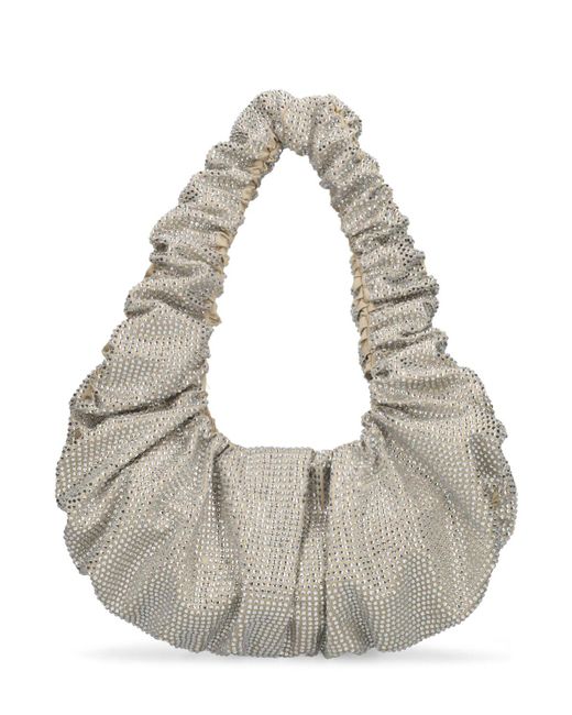 GIUSEPPE DI MORABITO Metallic Crystal Shoulder Bag