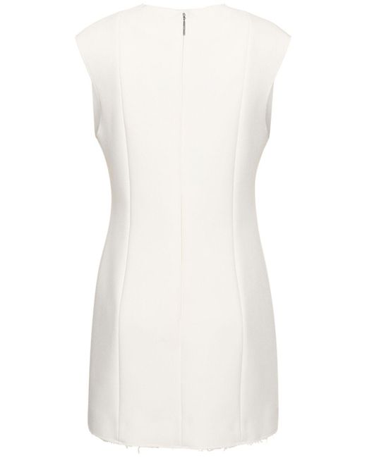 Vestido corto de techno MSGM de color White