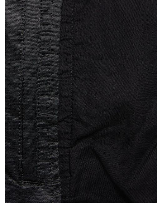 Maison Mihara Yasuhiro Black Souvenir Zipped Bomber Jacket for men