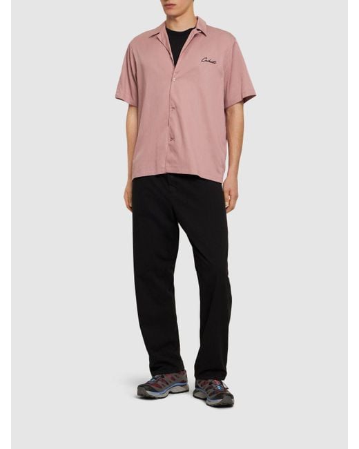 Camicia delray in misto cotone di Carhartt in Pink da Uomo