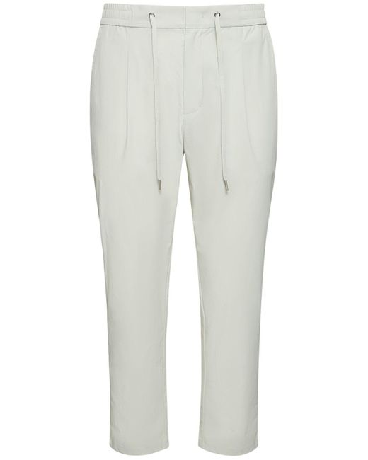 Pantalones con cordón ajustable ALPHATAURI de hombre de color White
