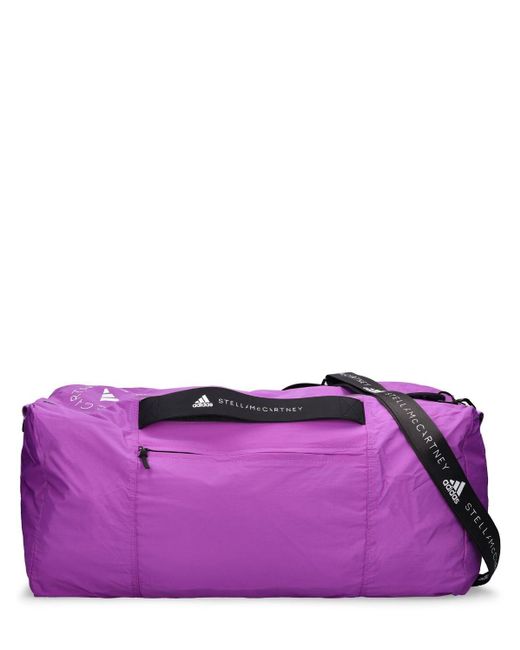 Adidas By Stella McCartney Purple Asmc Studio Duffle Bag