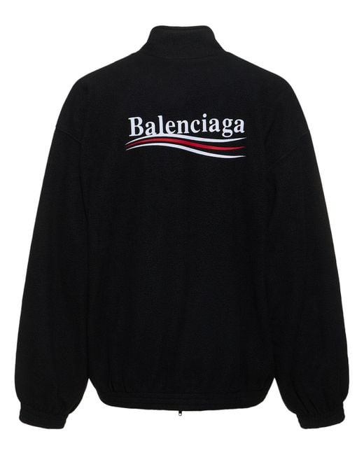 Giacca political campaign in techno di Balenciaga in Black da Uomo