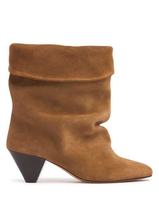 Mujer Botines Ryska-Gb De Piel 40Mm Isabel Marant de color Brown