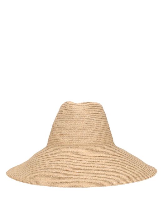 Janessa Leone Natural Tinsley Straw Bucket Hat