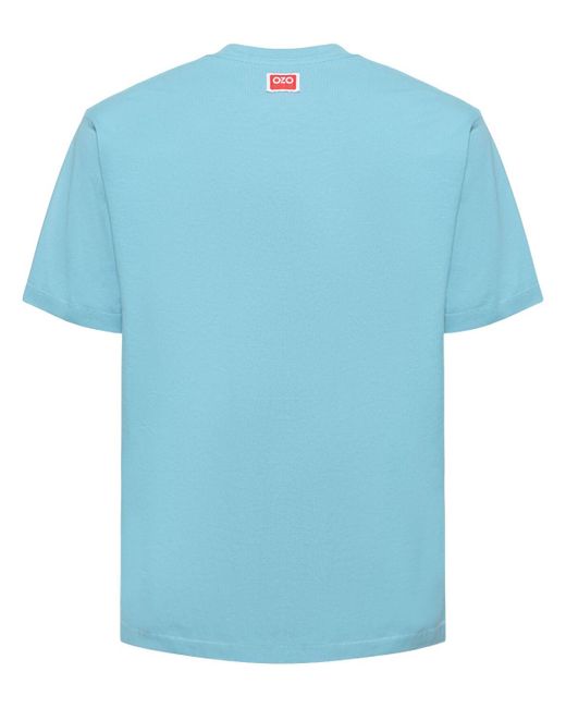 KENZO Blue 'boke Flower' Classic T-shirt for men