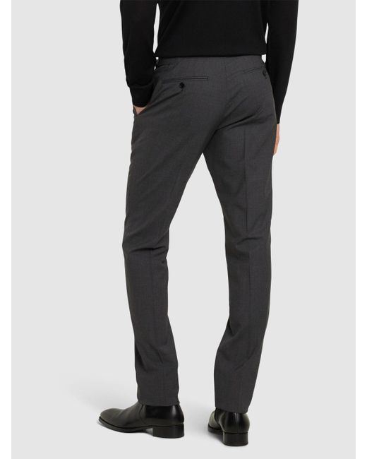 メンズ Tom Ford Shelton クラシックパンツ Gray