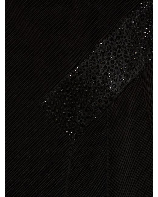 Vestido largo de jersey Giorgio Armani de color Black