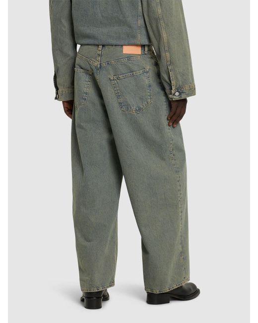 Acne Gray 2023 Delta Cotton Denim Jeans for men