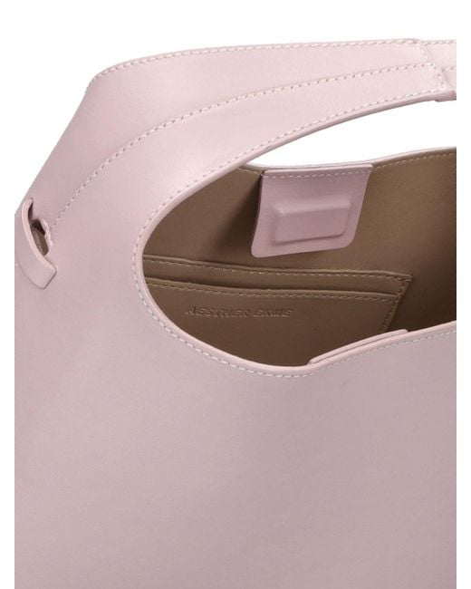 Aesther Ekme Pink Mini Sac Smooth Leather Top Handle Bag
