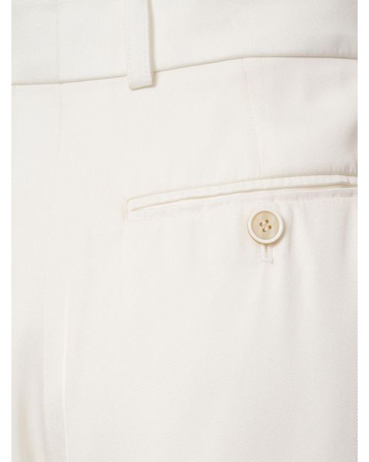 Pantalones sastre de viscosa Alexander McQueen de color White