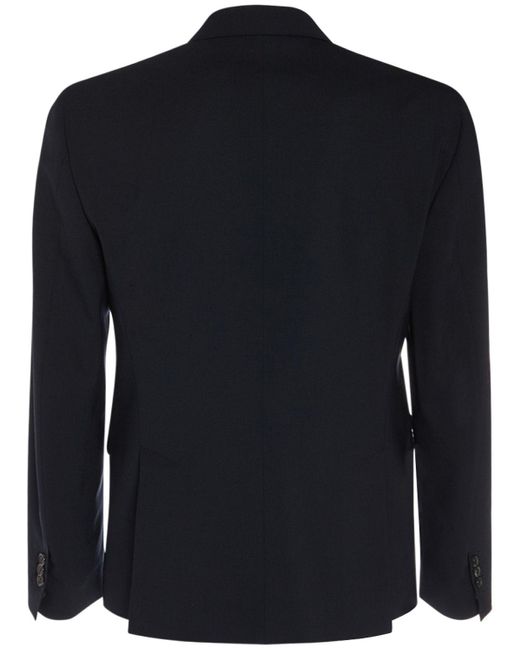 DSquared² Black Paris Fit Single Breasted Wool Suit for men