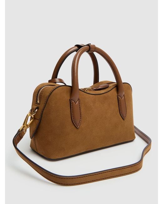 Stella McCartney Ryder Alter Top Handle Bag in Brown | Lyst