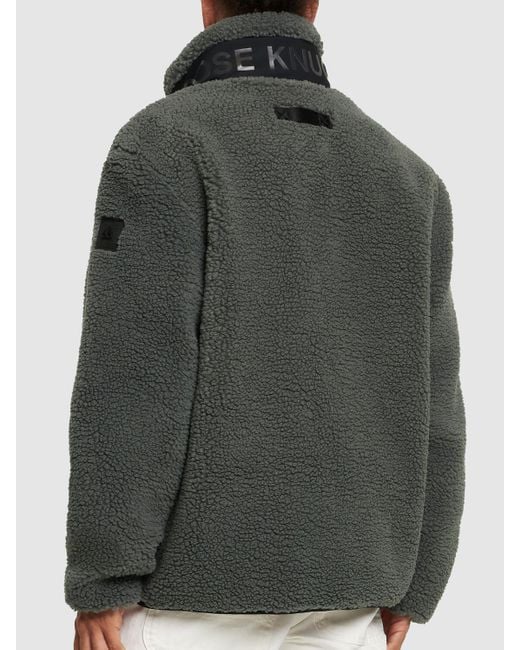 Moose Knuckles Black Saglek Zip-up Sweatshirt for men