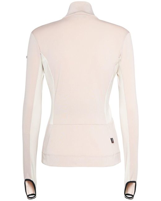 Moncler Pink Tech Turtleneck Sweatshirt