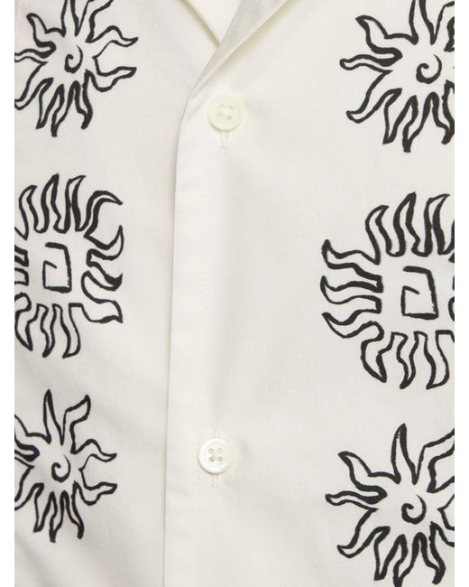 Jacquemus White La Chemise Short Sleeved Shirt for men
