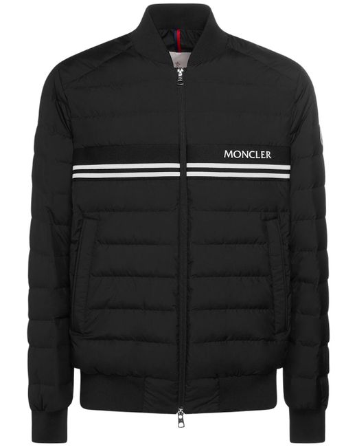 Moncler Black Mounier Tech Down Jacket for men