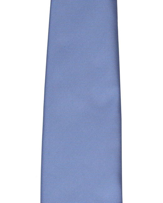 Cravate en sergé de soie unie 8 cm Tom Ford pour homme en coloris Blue
