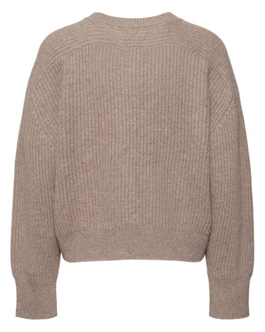 Loulou de Saison Brown Bastia Oversize Cashmere Cardigan