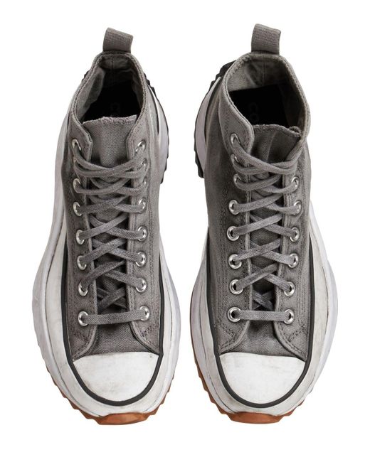 Converse Run Star Hike Hi Ltd Sneakers in Grey (Brown) | Lyst