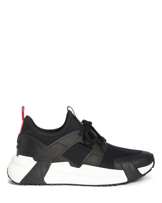 Sneakers en matière technique lunarove 5,5 cm Moncler pour homme en coloris Black
