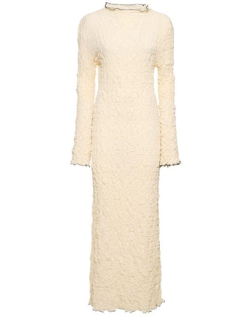THE GARMENT Valetta ストレッチコットンロングドレス Natural