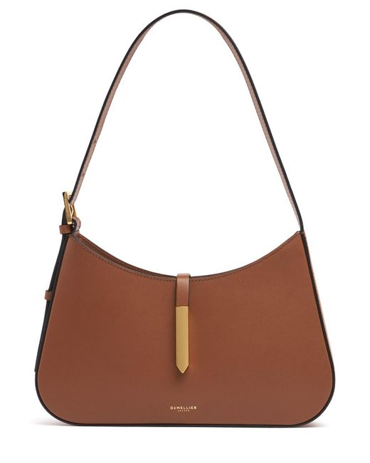 DeMellier London Tokyo スムースレザーショルダーバッグ Brown
